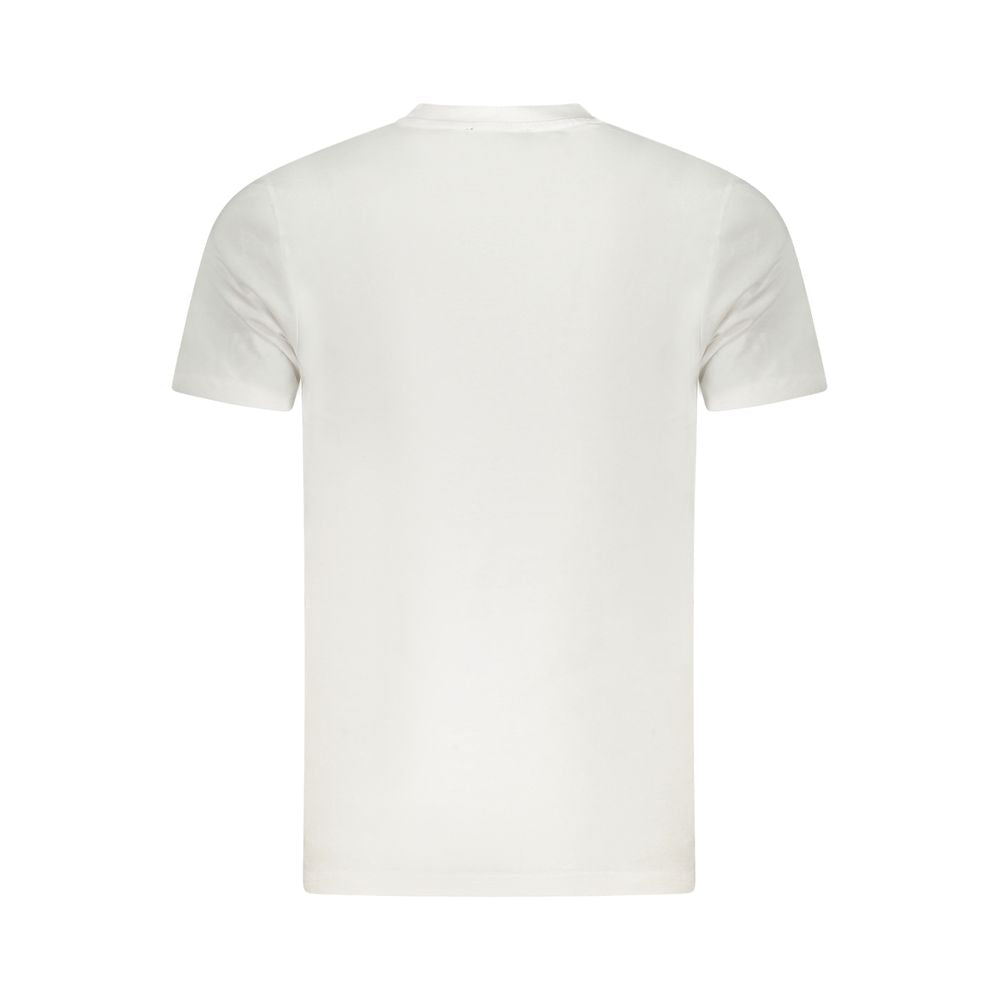 T-shirt homme en coton blanc Cavalli Class