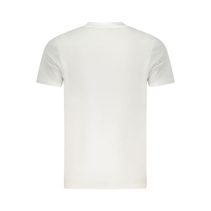 T-shirt homme en coton blanc Cavalli Class
