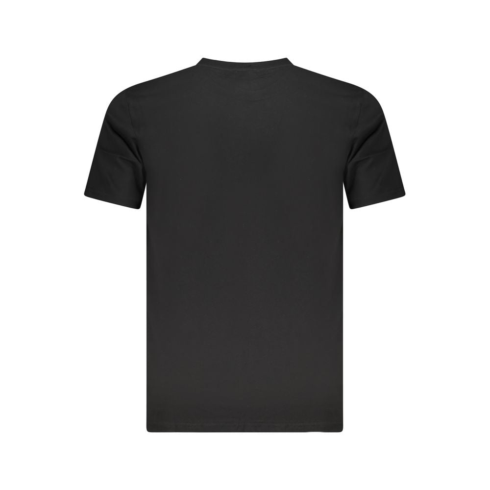 T-shirt homme en coton noir Cavalli Class