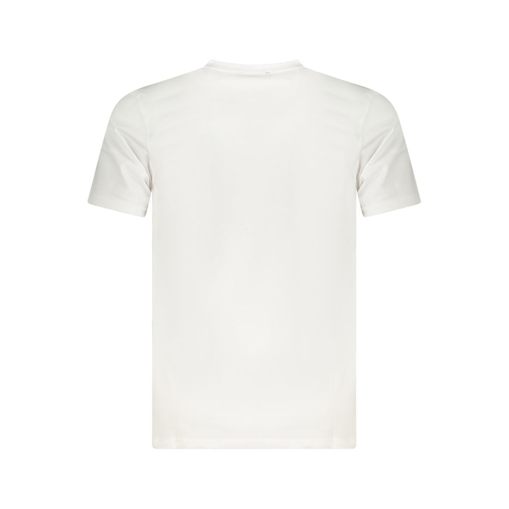 T-shirt homme en coton blanc Cavalli Class