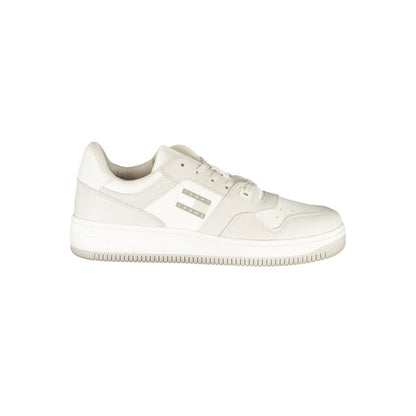 Tommy Hilfiger White Leather Men Sneaker