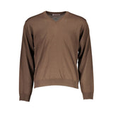 Pull en laine marron pour homme de Romeo Gigli