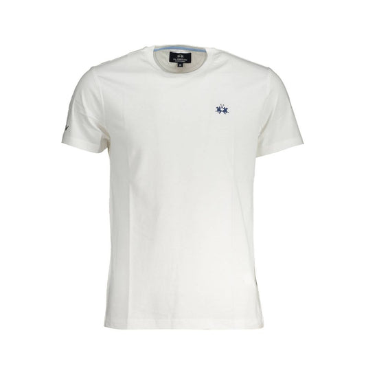 T-shirt homme en coton blanc La Martina