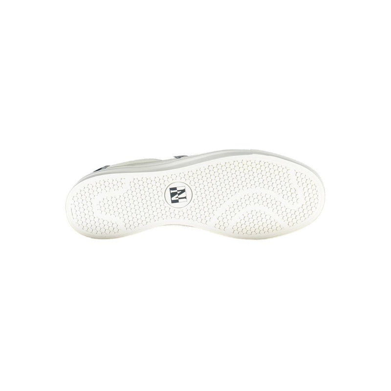 Napapijri White Polyester Men Sneaker - All-Day Comfort & Style