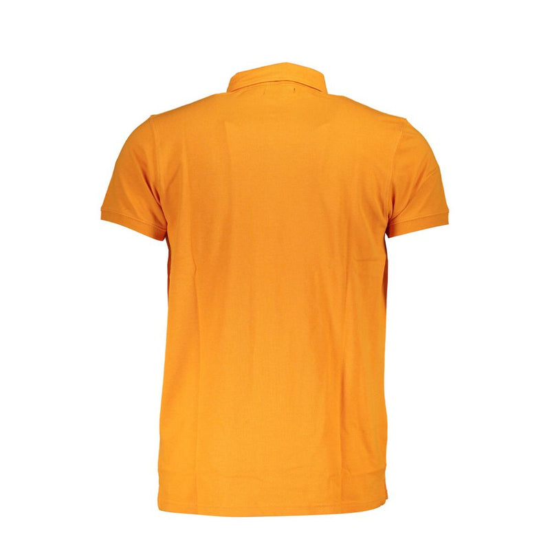 Cavalli Class Oranje Katoenen Polo Shirt voor Heren