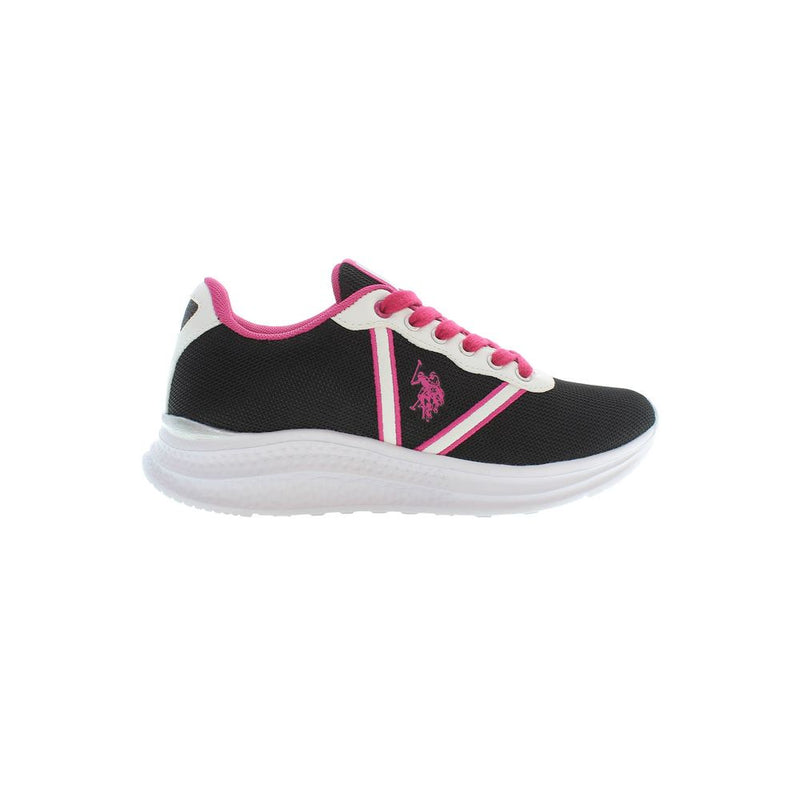 U.S. POLO ASSN. Black Polyester Women Sneaker - Stylish Comfort