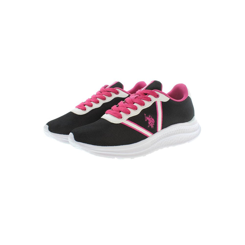 U.S. POLO ASSN. Black Polyester Women Sneaker - Stylish Comfort
