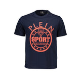 T-shirt homme en coton bleu Plein Sport