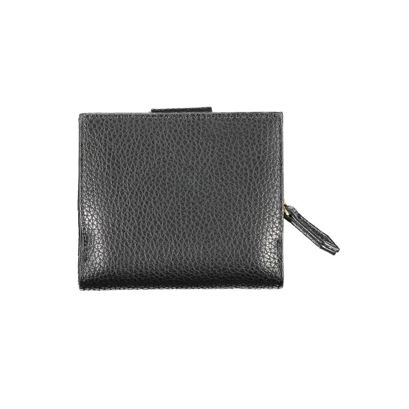Mario Valentino Black Polyethylene Women Wallet - Elegant & Functional