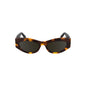 Lunettes de soleil pour femme en acétate marron de Calvin Klein