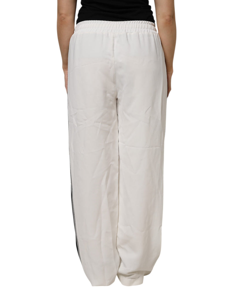 Dolce & Gabbana White Jogger Sweatpants - Authentic Luxury