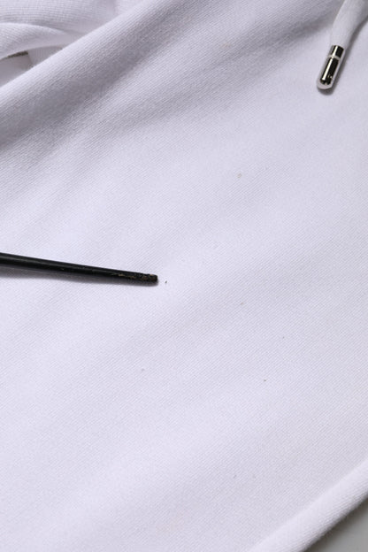 Dolce & Gabbana White Cotton Stretch Jogger Sweatpants Pants