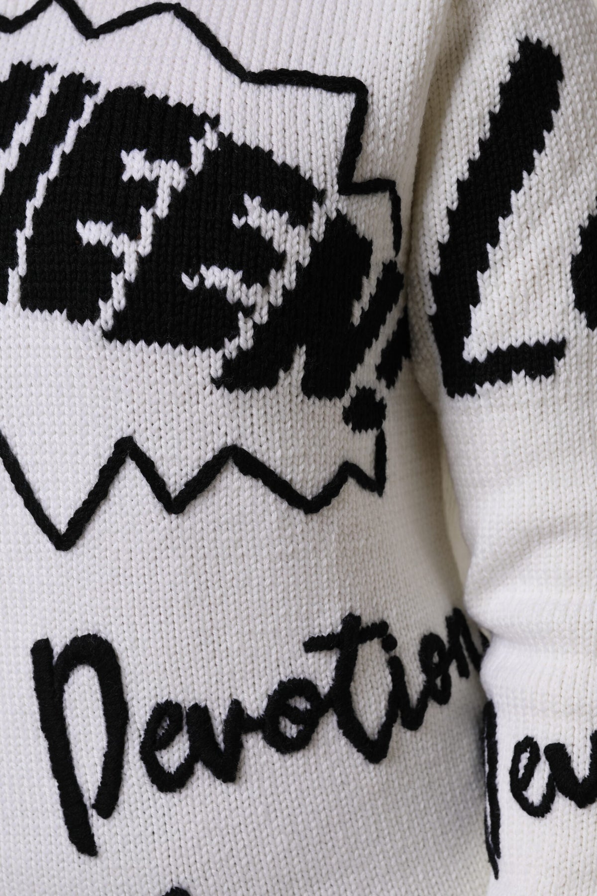 Dolce & Gabbana Pull-over en Laine Blanc à Col Rond