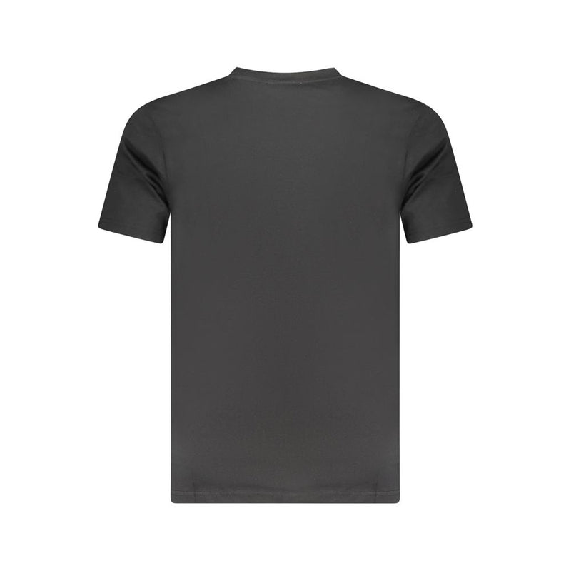 T-shirt homme en coton noir Cavalli Class