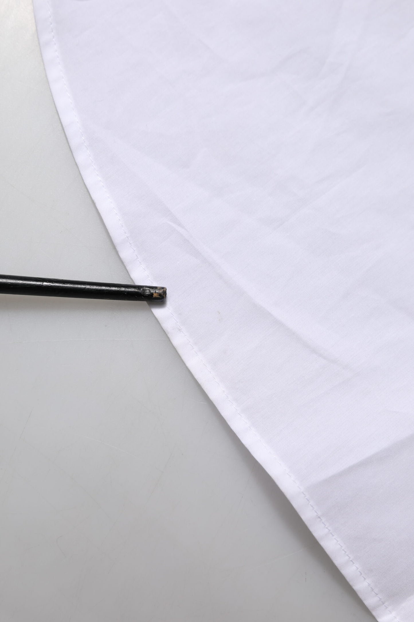 Dolce & Gabbana wit katoenen overhemd met kraag en lange mouwen