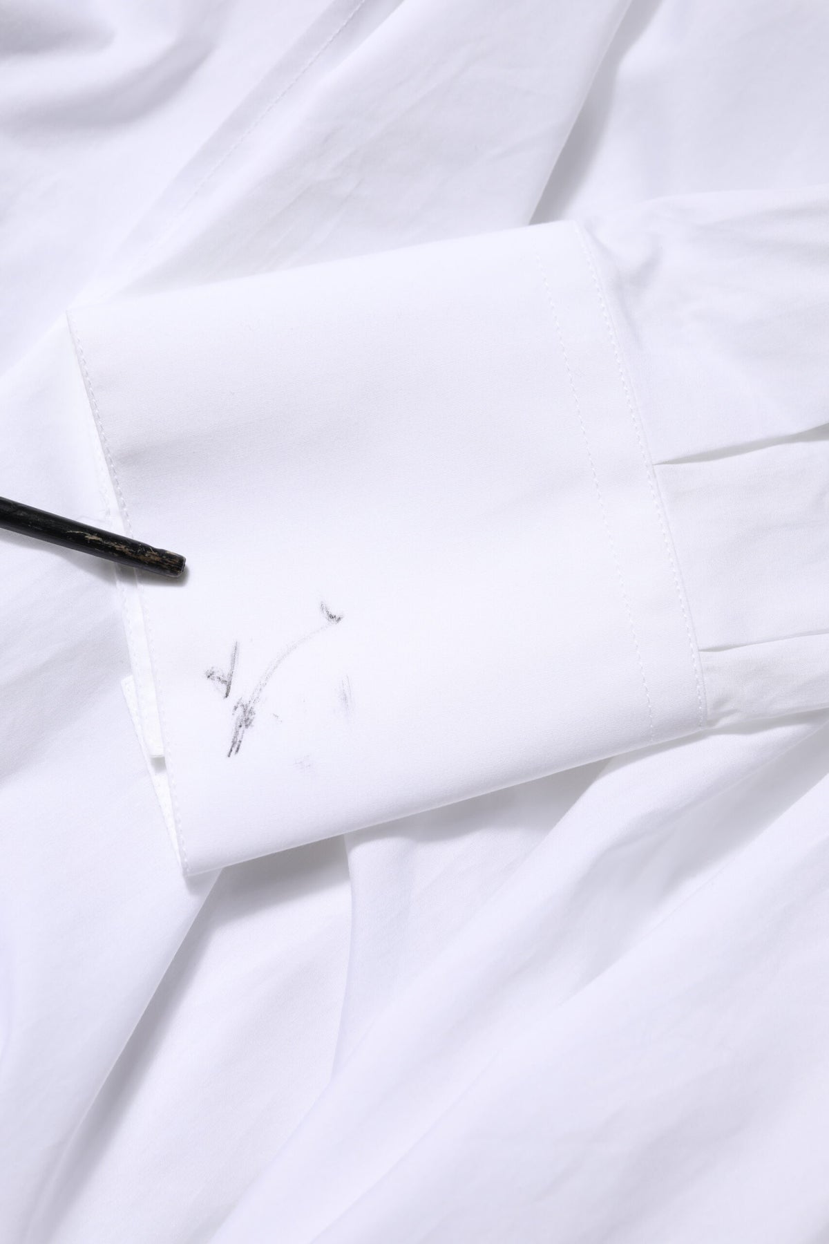 Dolce & Gabbana Chemise Blanche en Coton à Col Longue Manches