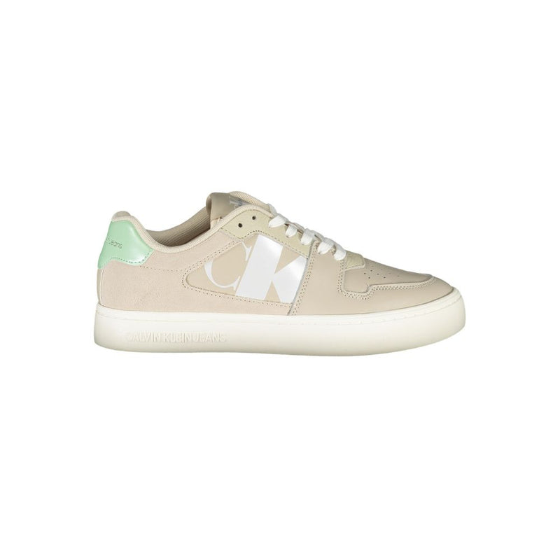 Calvin Klein Sneakers Beige en Polyester - Élégance et Durabilité