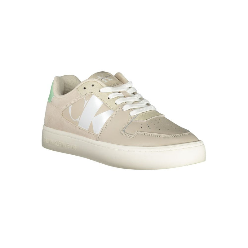 Calvin Klein Sneakers Beige en Polyester - Élégance et Durabilité