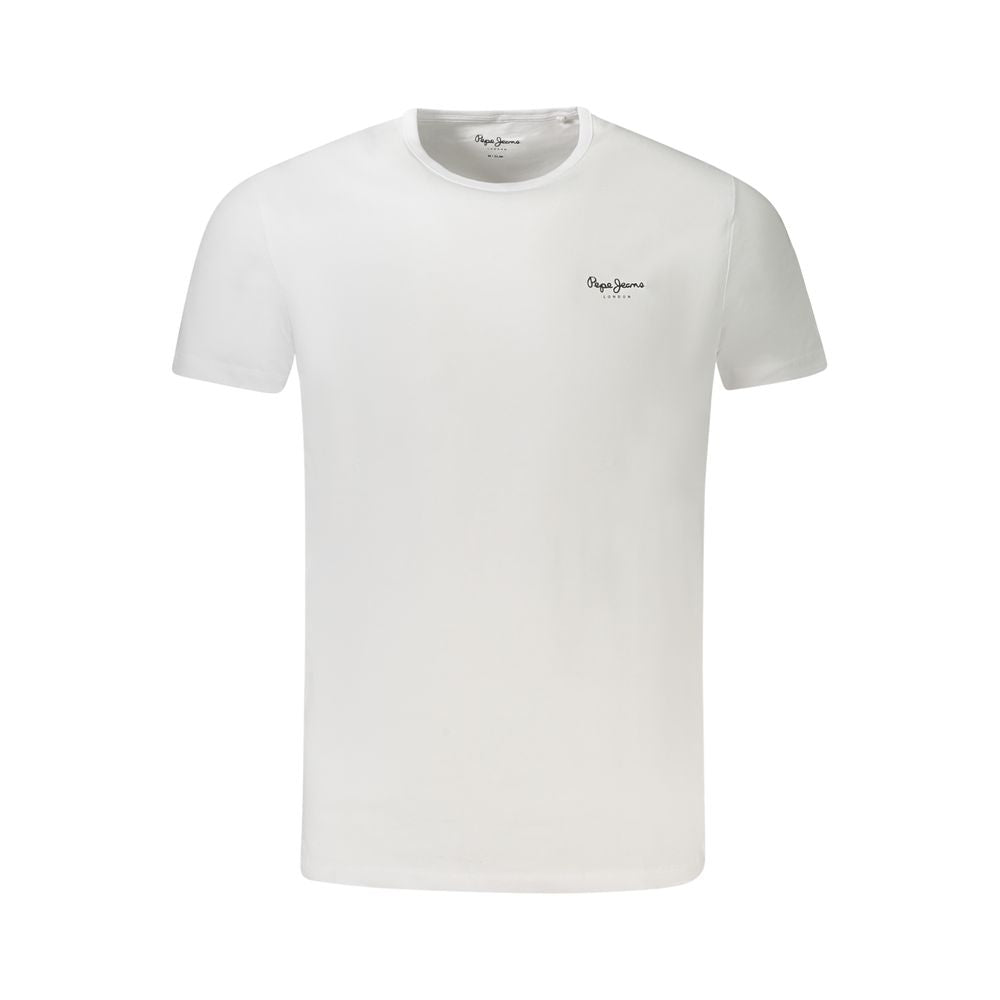 T-shirt homme en coton blanc Pepe Jeans