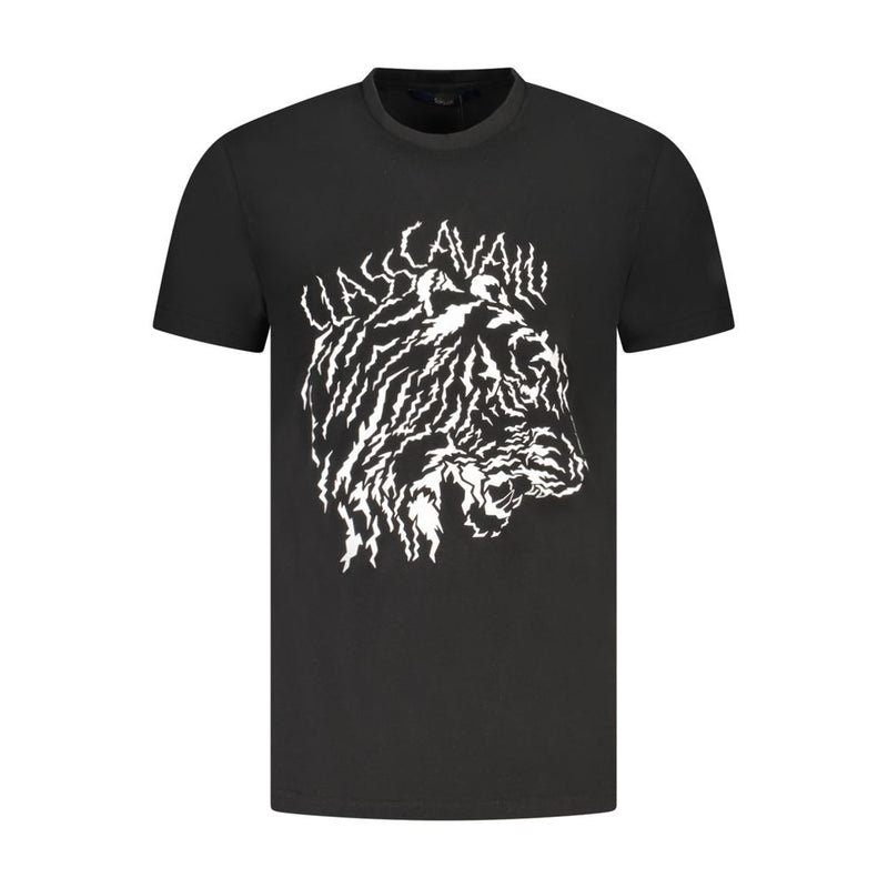 Cavalli Class Zwart Katoenen Heren T-Shirt
