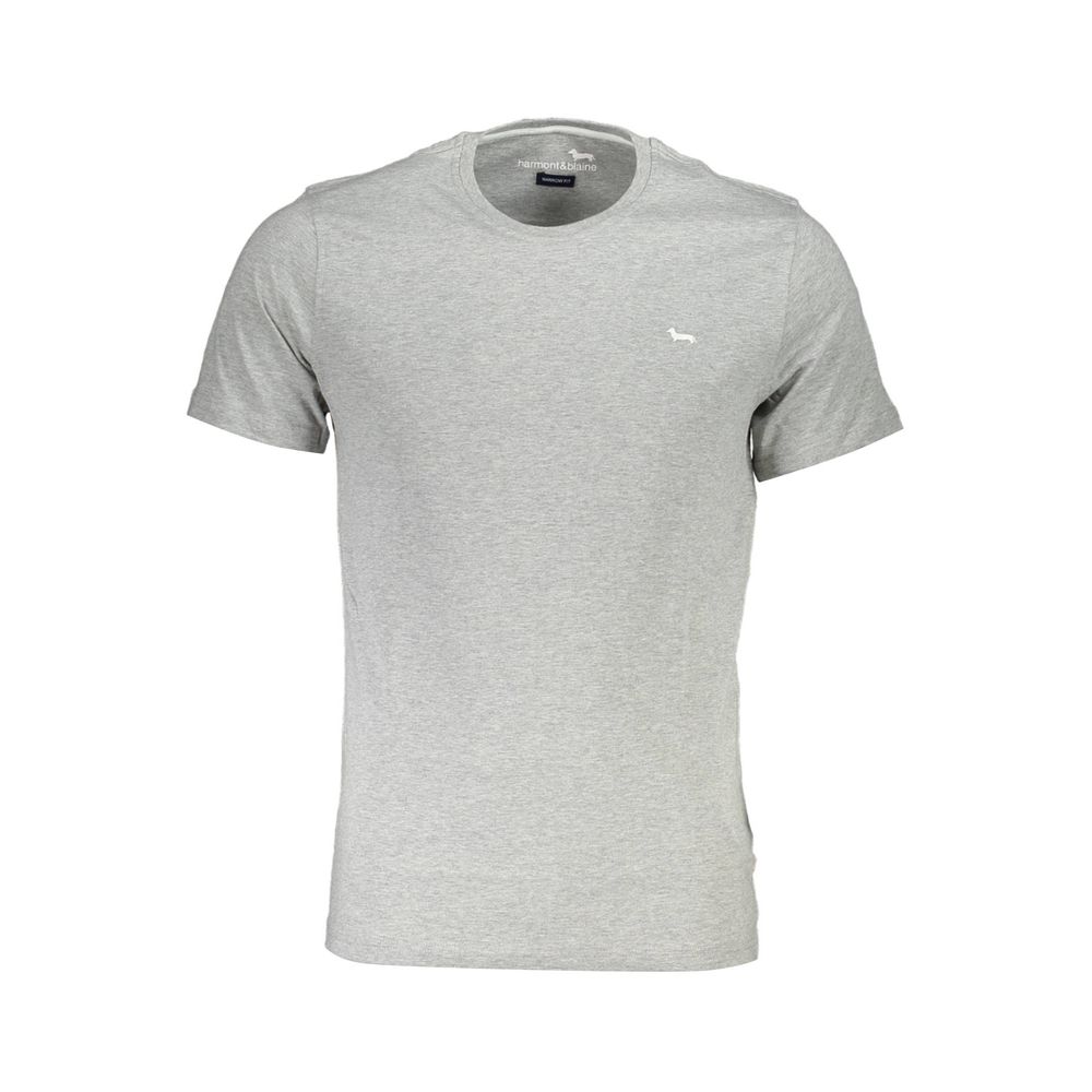 T-shirt homme en coton marron de Harmont &amp; Blaine