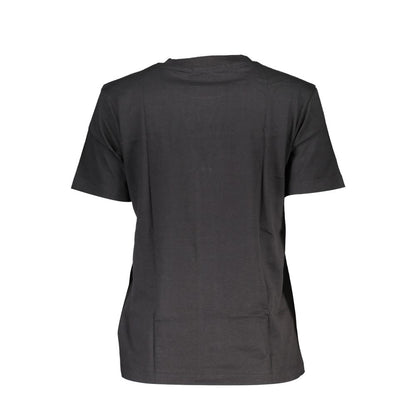 T-shirt noir en coton pour femme Calvin Klein