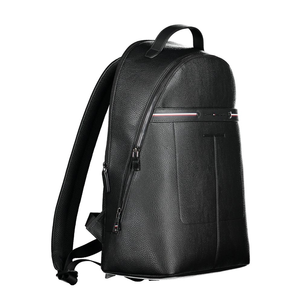 Tommy Hilfiger Zwarte Polyethyleen Herenrugzak