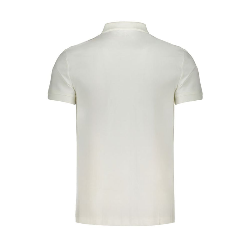 Polo en coton blanc Calvin Klein