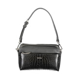 Calvin Klein Black Polyester Handbag - Stylish & Versatile