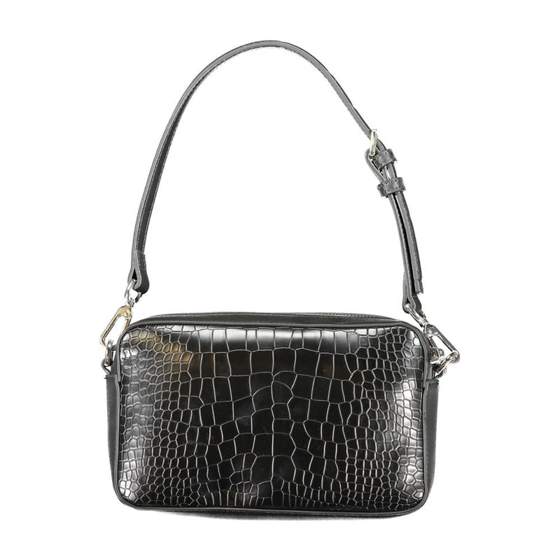 Calvin Klein Black Polyester Handbag - Élégance et Polyvalence