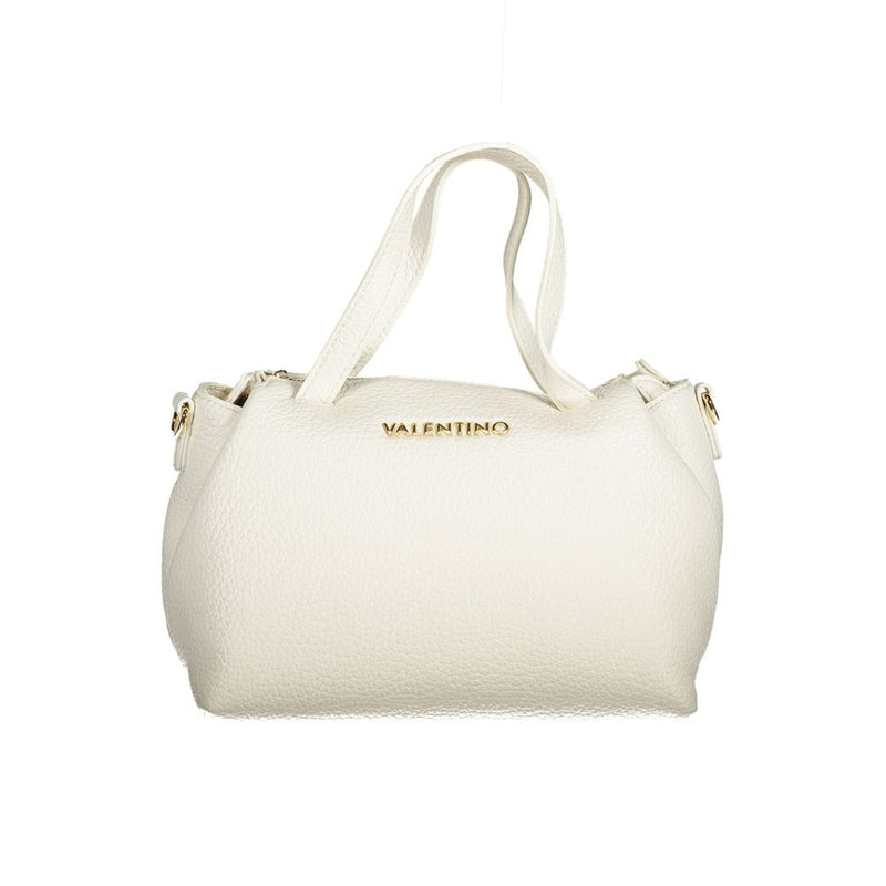 Mario Valentino Bianco Polyurethane Handbag for Women