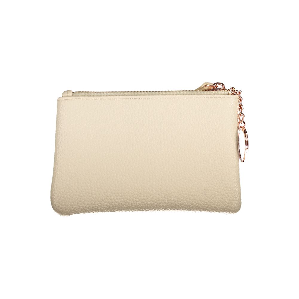 Mario Valentino Beige Polyethylene Women's Wallet - Stylish & Functional