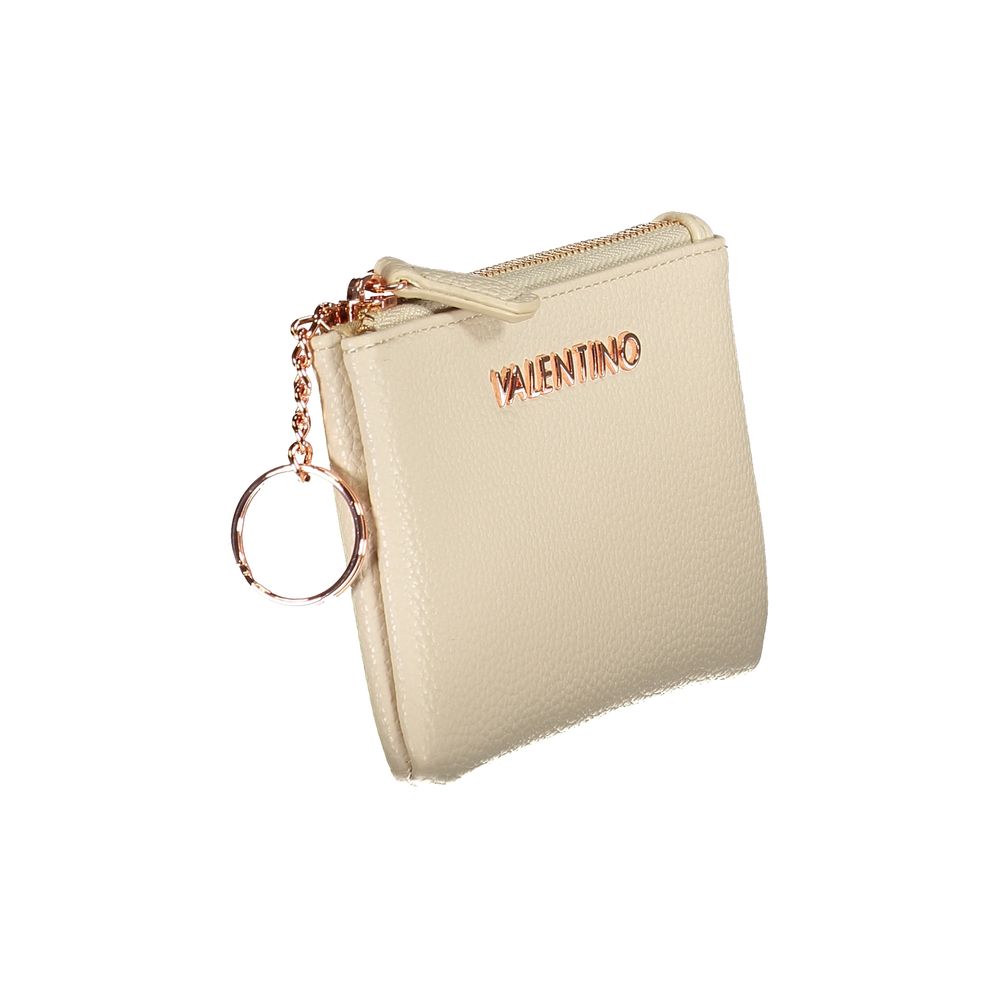Mario Valentino Beige Polyethylene Women's Wallet - Stylish & Functional