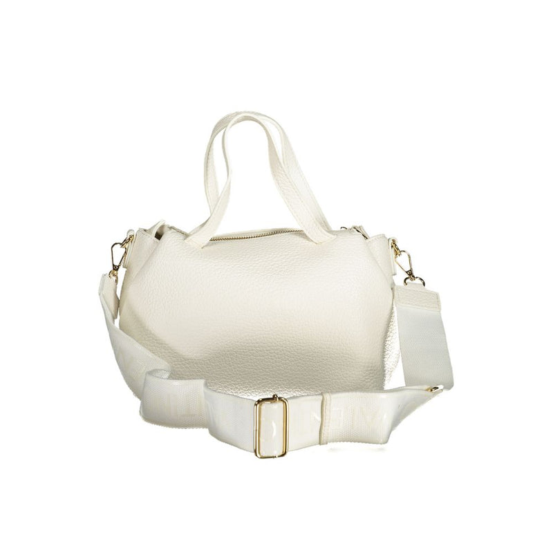 Mario Valentino White Polyethylene Handbag - Stylish & Versatile