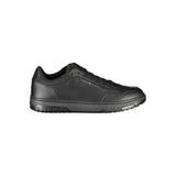 Tommy Hilfiger Black Leather Men Sneaker - Urban Chic Style
