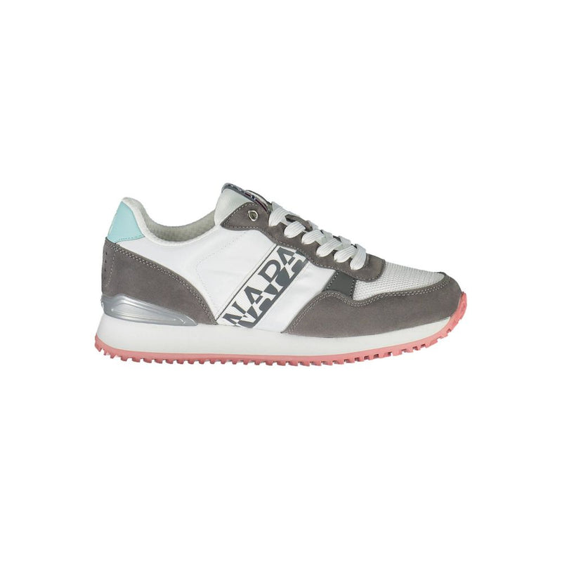 Napapijri White Polyester Women Sneaker - Stylish Comfort