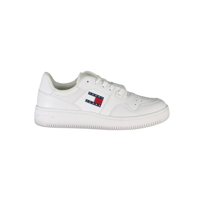 Tommy Hilfiger White Leather Women Sneaker - Urban Chic Style