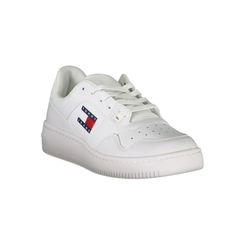 Tommy Hilfiger White Leather Women Sneaker - Urban Chic Style
