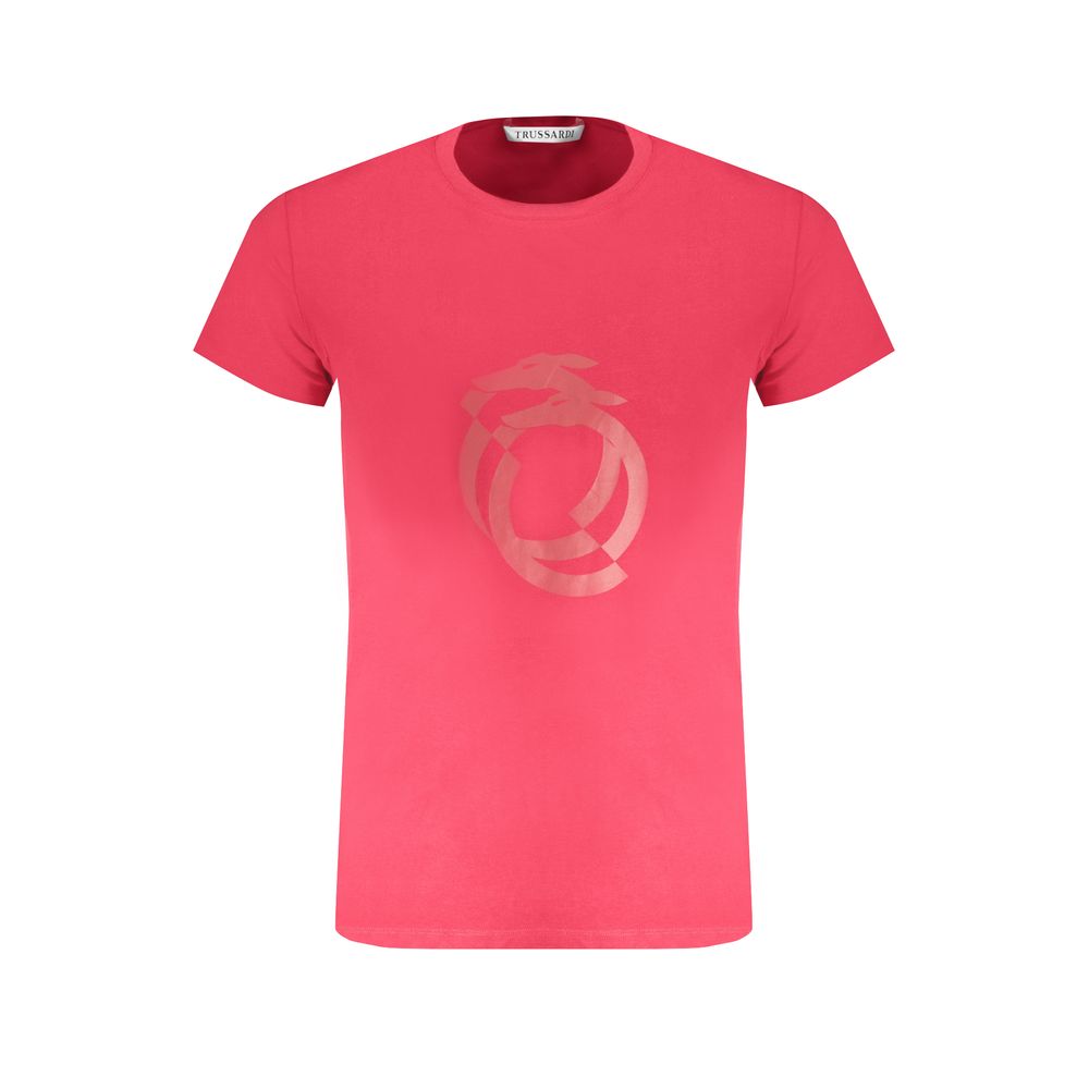 T-shirt en coton rouge de Trussardi