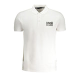 Polo en coton blanc Cavalli Class