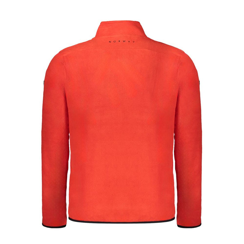 Noorwegen 1963 Rode Polyester Heren Trui