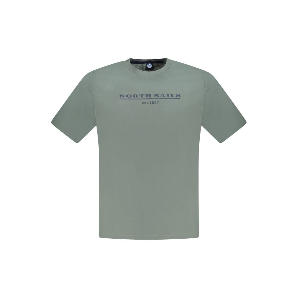 T-shirt homme en coton vert North Sails