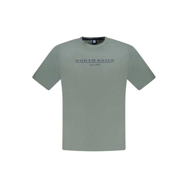 T-shirt homme en coton vert North Sails