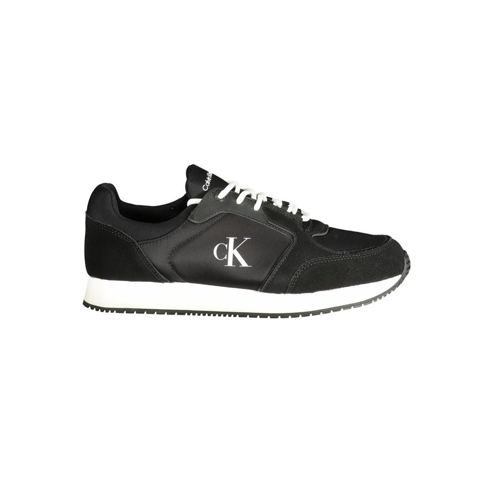 Calvin Klein Black Polyethylene Men Sneaker - Stylish Comfort