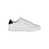 Tommy Hilfiger White Polyethylene Men Sneaker - Stylish Comfort