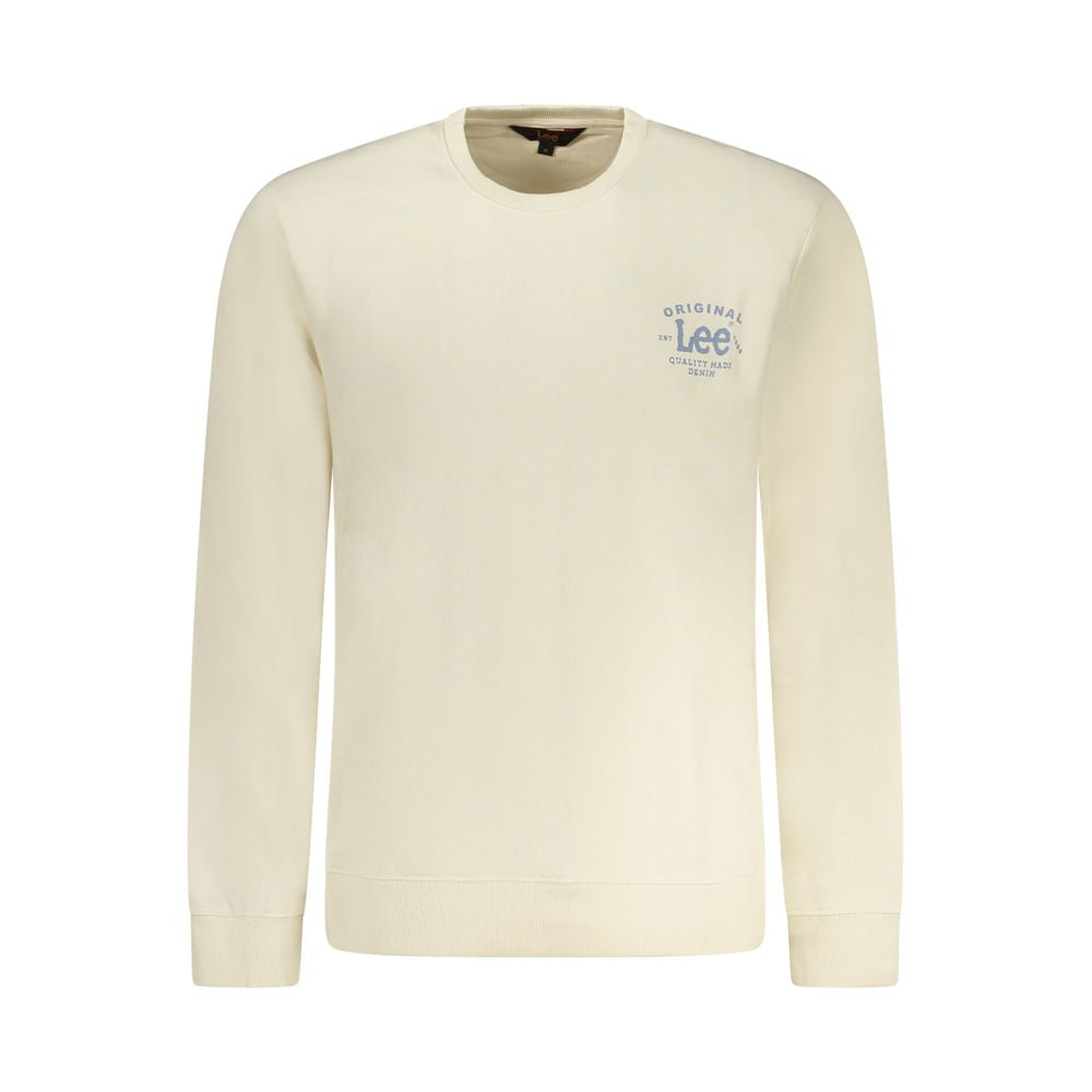 Pull en coton beige pour homme, marque Lee