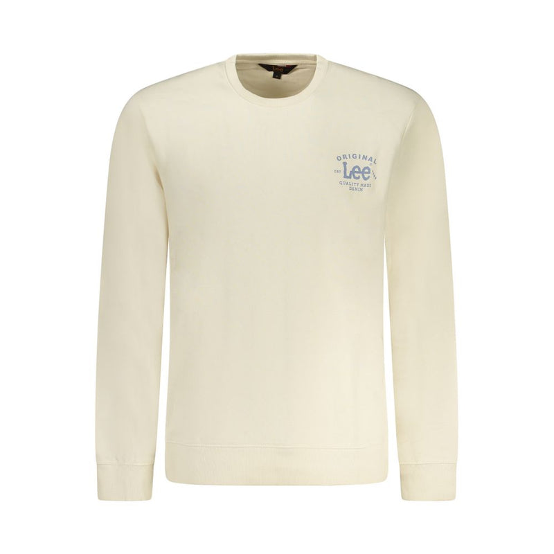 Pull en coton beige pour homme, marque Lee