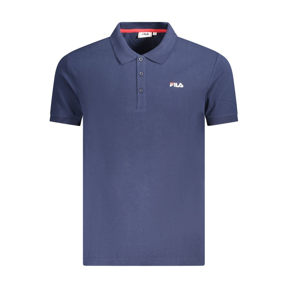 Polo homme en coton bleu Fila