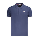 Polo homme en coton bleu Fila