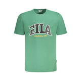 T-shirt homme en coton vert Fila